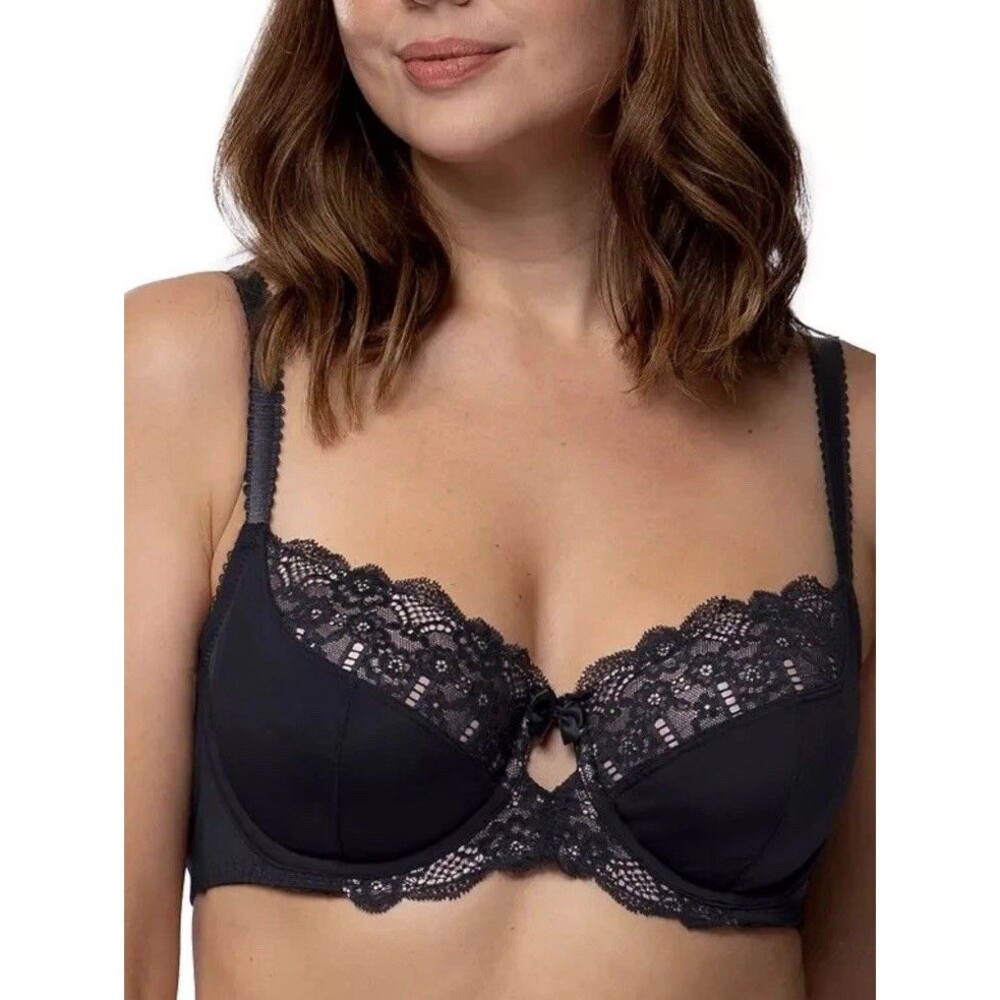 DORINA Sz 36DD Celine Full Cup Lace Underwire Bra D17456A Black